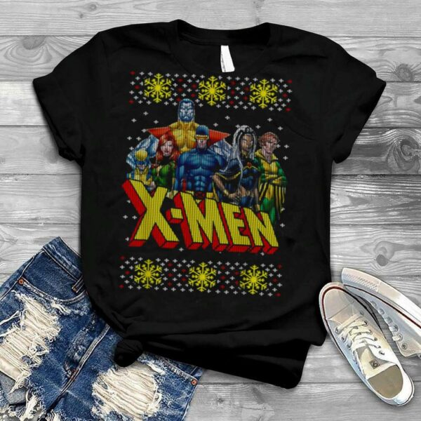 Marvel X Men Group Ugly Christmas Sweater Graphic shirt