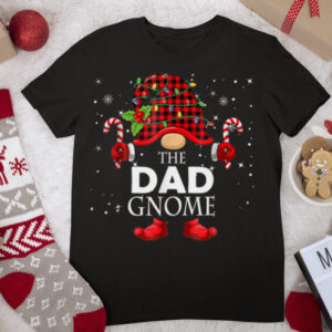 Matching Family Funny The Dad Gnome Christmas PJ Group T Shirt