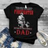 Mens Firefighter Dad & Son Daddy Father’s Day Christmas T Shirt