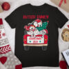 Merry Catmas Christmas truck cat lovers Butler Family T Shirt