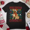 Merry Chrismutt French Bulldog Christmas T Shirt