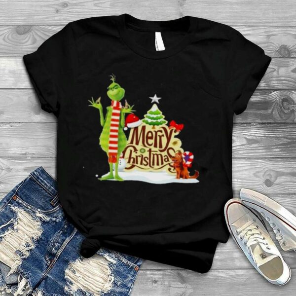 Merry Christmas Grinch And Dog Christmas 2022 shirt