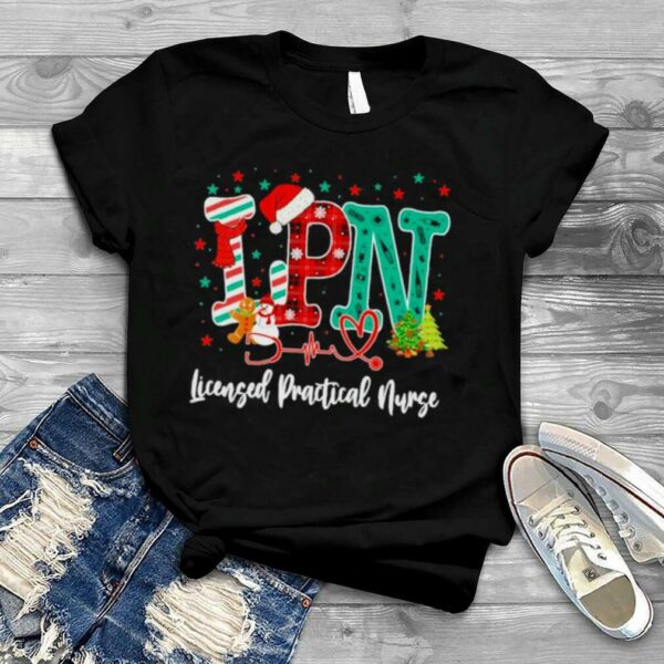 Merry Christmas LPN Licensed Practical Nurse shirt