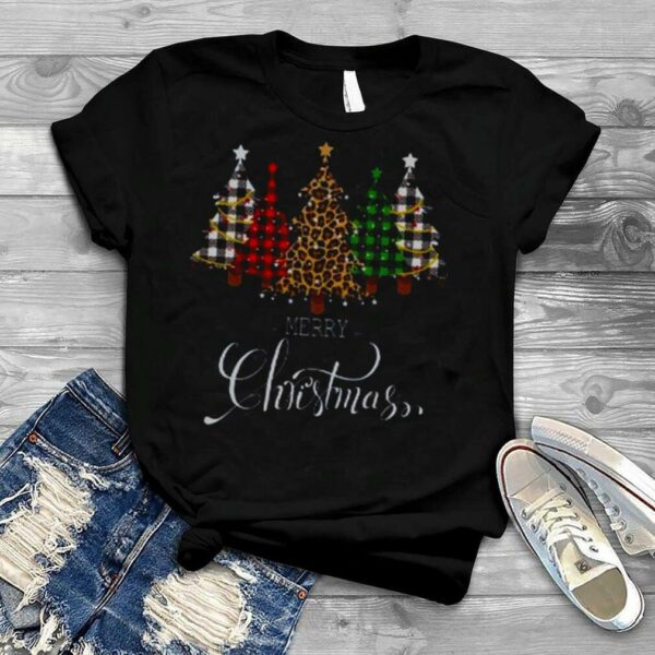 Merry Christmas Leopard Print shirt