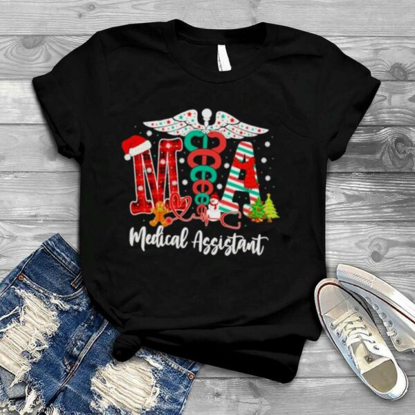 Merry Christmas MA Medical Assistant shirt