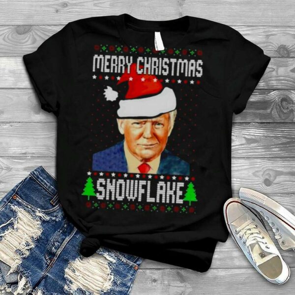 Merry Christmas Snowflake Trump Ugly Christmas 2022 shirt