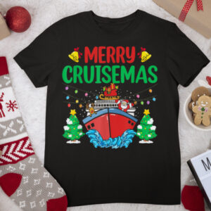 Merry Cruisemas Family Cruise Christmas 2021 Funny Boat Trip T Shirt
