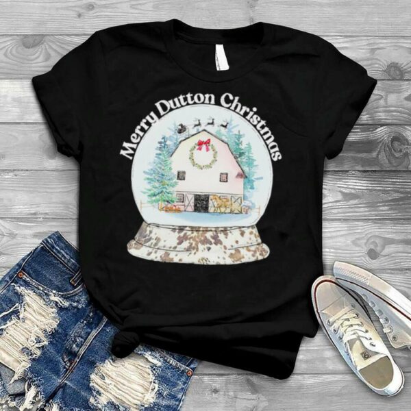 Merry Dutton Christmas Snow Globe shirt