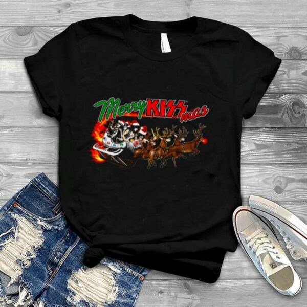 Merry Kissmas The Kiss Rock Band Christmas Design shirt