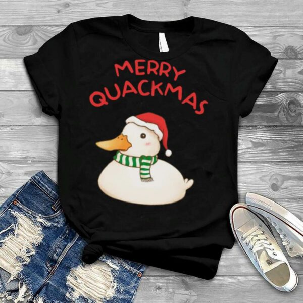 Merry Quackmas Cute Christmas Duck shirt