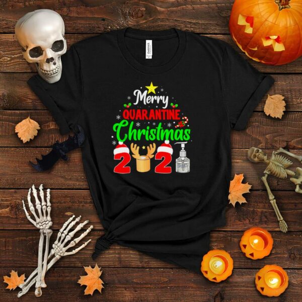 Merry Quarantine Christmas 2021 Pajamas Family Matching Xmas shirt