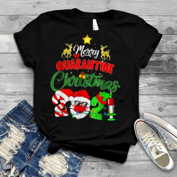 Merry Quarantine Christmas Nurse & Family Christmas Pajama Shirt