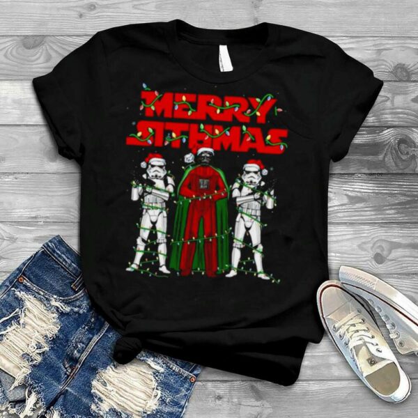 Merry Sithmas Darth Vader Christmas Lights Disneyland shirt