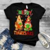 Merry Thanksmas Christmas Gnome Santa Hay Funny Xmas Pajama shirt