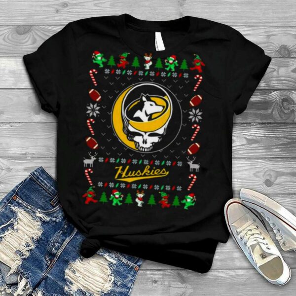 Michigan Tech Huskies Grateful Dead Ugly Christmas Shirt