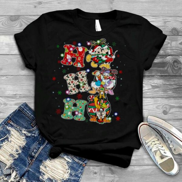 Mickey And Friends Ho Ho Christmas Lights shirt