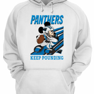 Mickey Mouse Carolina Panthers Keep Pounding shirt 2 Mickey Mouse Carolina Panthers Keep Pounding shirt 3