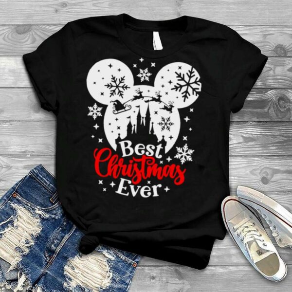 Mickey mouse Disney Best Christmas Ever shirt