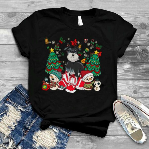 Miniature Schnauzer Christmas Dog Shirt