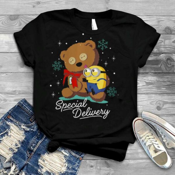 Minions Christmas Bob Special Delivery Teddy Bear shirt