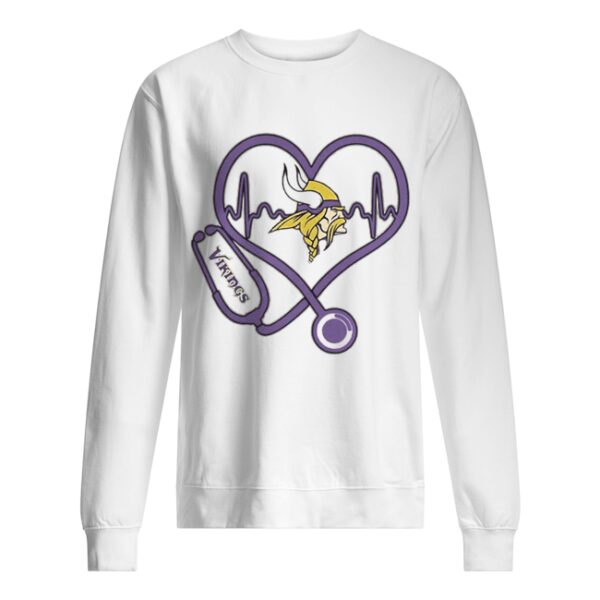 Minnesota Vikings nurse heartbeat shirt