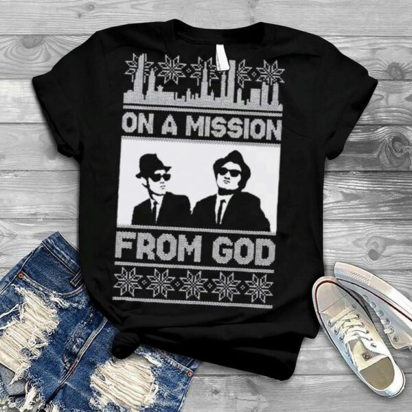 Mission from god 2022 ugly Christmas shirt