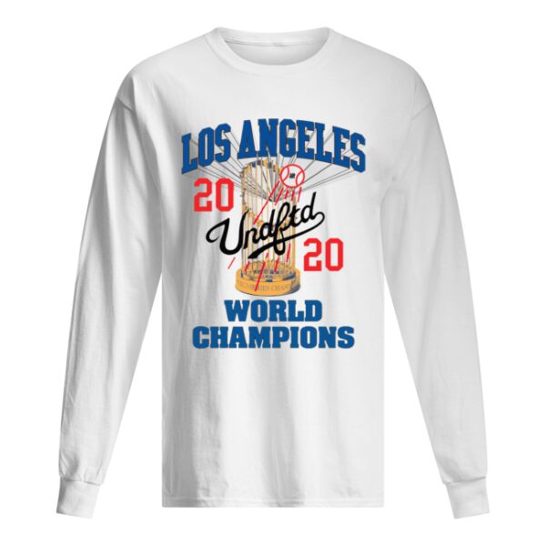 Mlb Los Angeles Dodgers Undefeated 2020 World Championship shirt