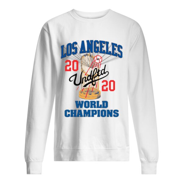 Mlb Los Angeles Dodgers Undefeated 2020 World Championship shirt