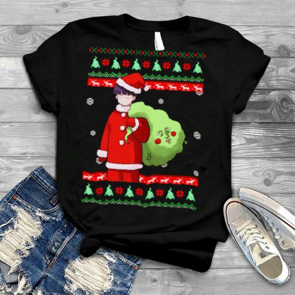 Mob Psycho 100 Shigeo Kageyama Christmas Anime Ugly Christmas shirt