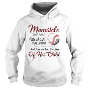 Momsicle One Who Sits At A Ballpark And Freezes For The Love Of Her Child shirt