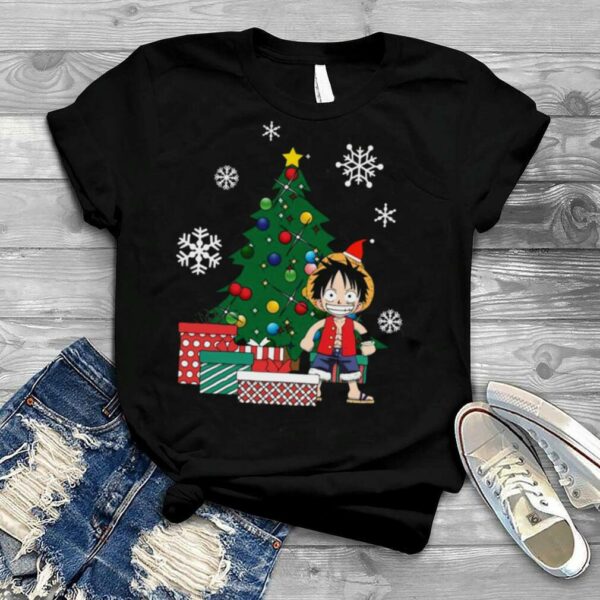 Monkey D Luffy Around The Christmas Tree One Piece 2022 shirt