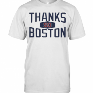 Mookie Betts Thanks 50 Boston T-Shirt