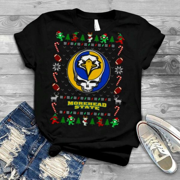 Morehead State Eagles Grateful Dead Ugly Christmas Shirt