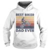 Motorcycle biker dad like a normal dad only cooler vintage retro shirt