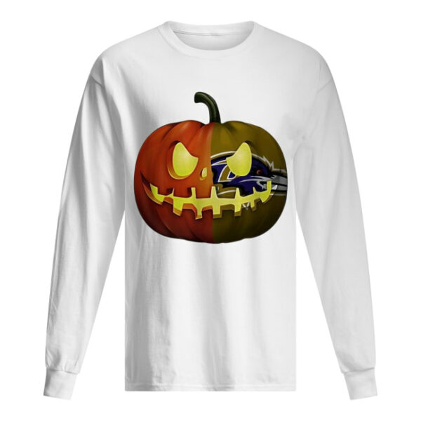 NFL Baltimore Ravens pumpkin Halloween shirt