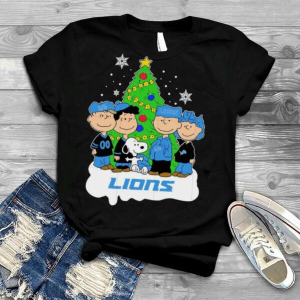 NFL Snoopy The Peanuts Detroit Lions Christmas 2022 shirt