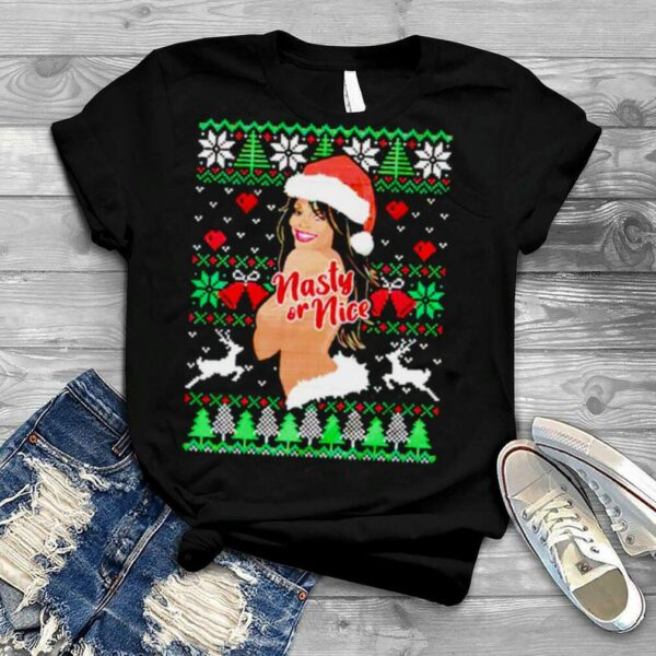 Nasty or nice Christmas shirt