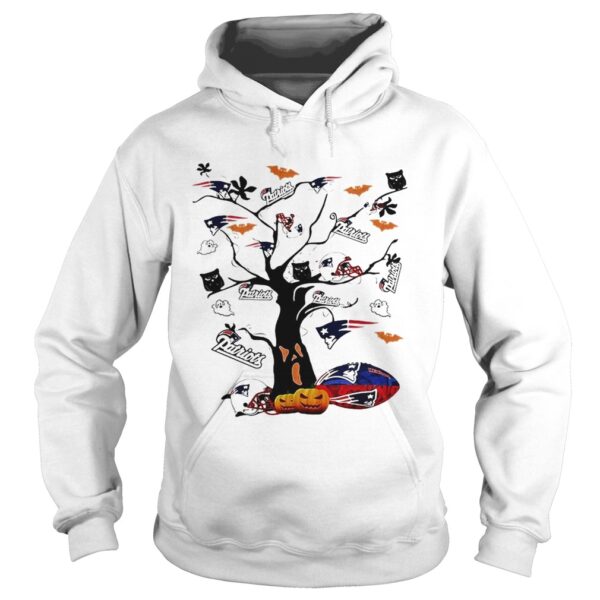 New England Patriots tree Halloween shirt