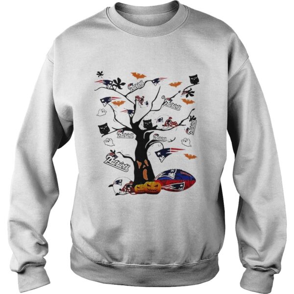 New England Patriots tree Halloween shirt