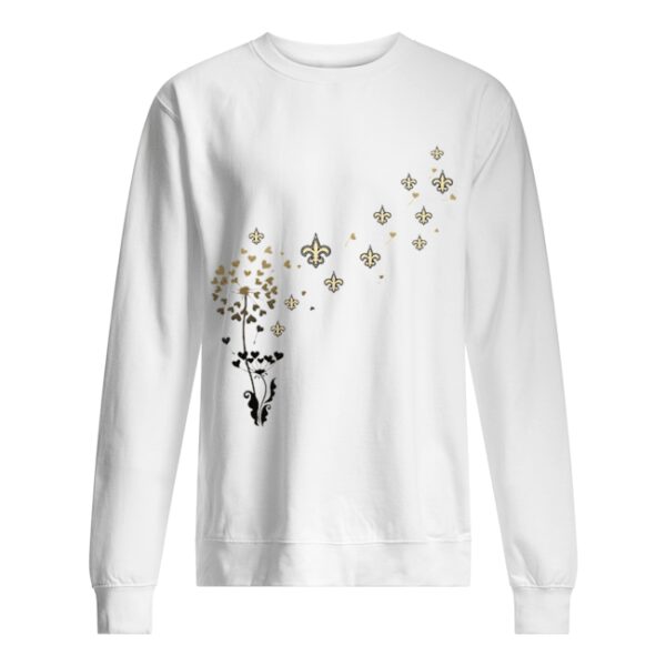 New Orleans Saints dandelion flower shirt