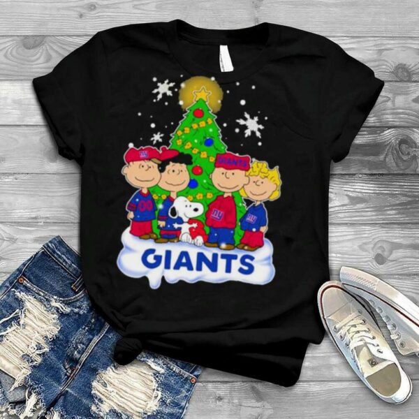 New York Giants The Peanuts Christmas Tree Sweatshirt