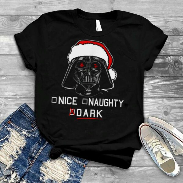 Nice Naughty Darth Vader Santa Christmas shirt