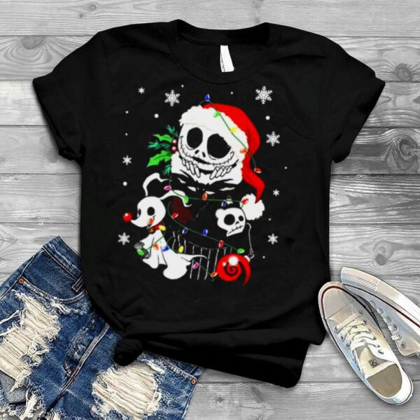 Nightmare Before Christmas Jack Skellington and Zero Dog Light shirt