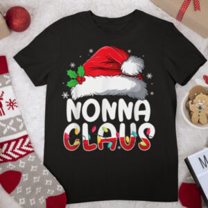 Nonna Claus Matching Family Pajamas Funny Christmas Party T Shirt