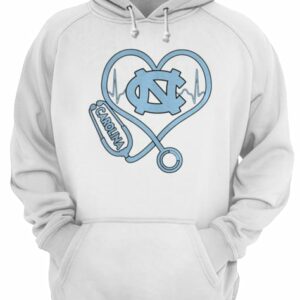 North Carolina Tar Heels men’s basketball nurse stethoscope love heartbeat shirt 2 North Carolina Tar Heels men's basketball nurse stethoscope love heartbeat shirt 3