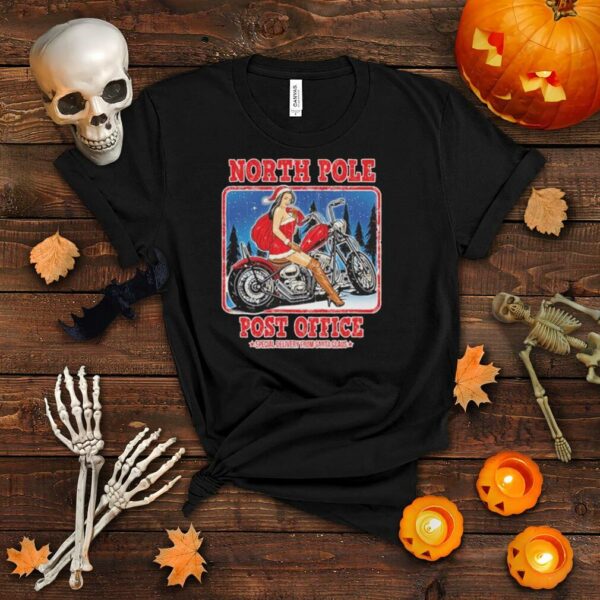 North Pole Post Office Special Delivery Santa Christmas shirt