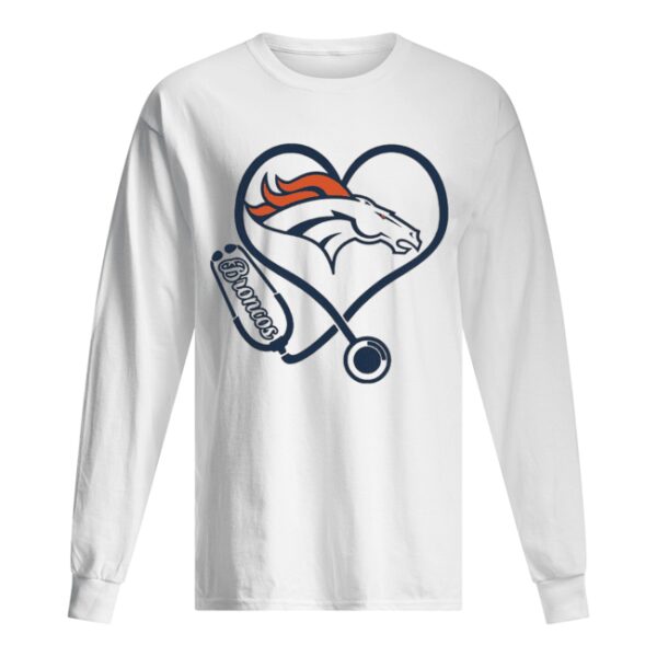 Nurse Denver Broncos heart shirt