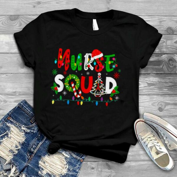 Nurse Squad Christmas Pajama Family Xmas shirt