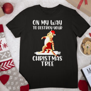 Official cat on my way to destroy your Christmas tree sweater