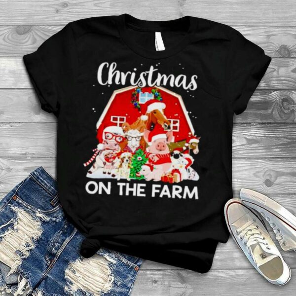 Official christmas on the farm animals sweater